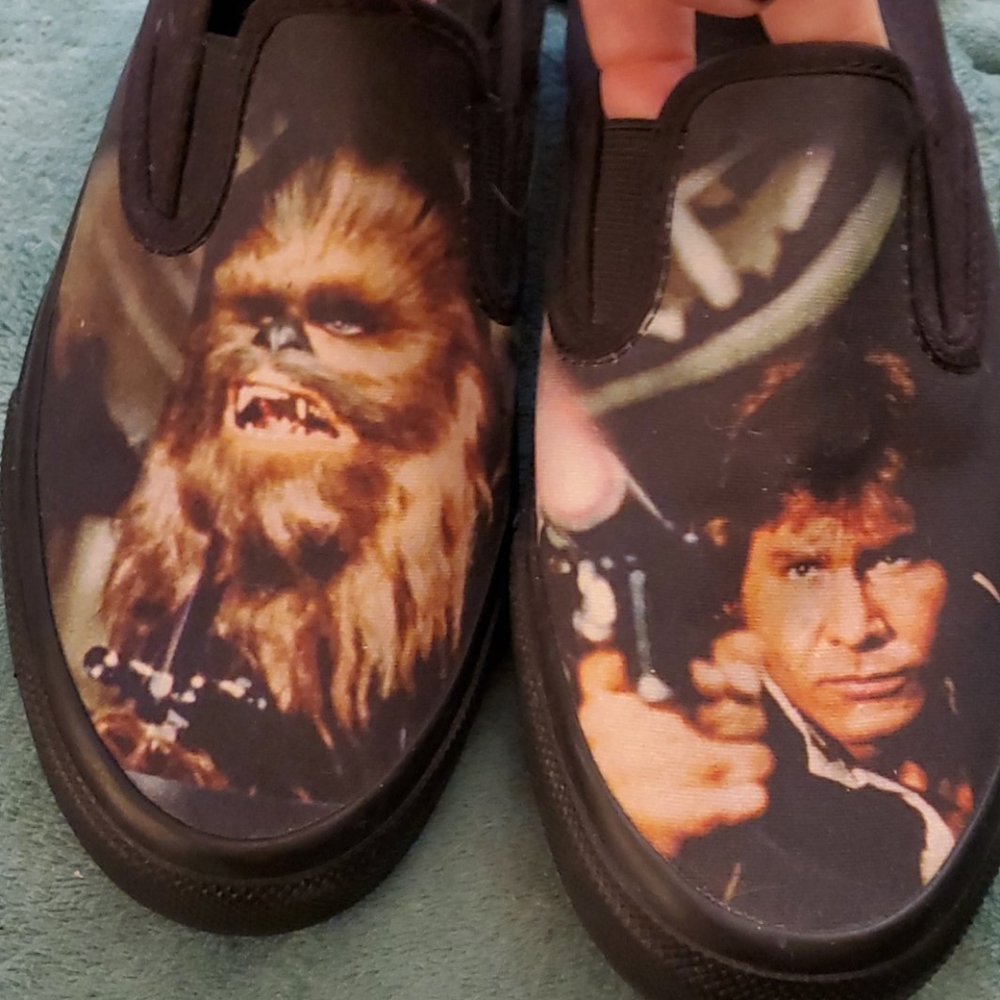 Sperry Star Wars Han Solo and Chewbacca slip-ons